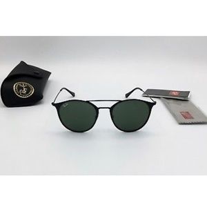 Ray Ban RB 3546 186 52mm Black Matte Green Lenses
